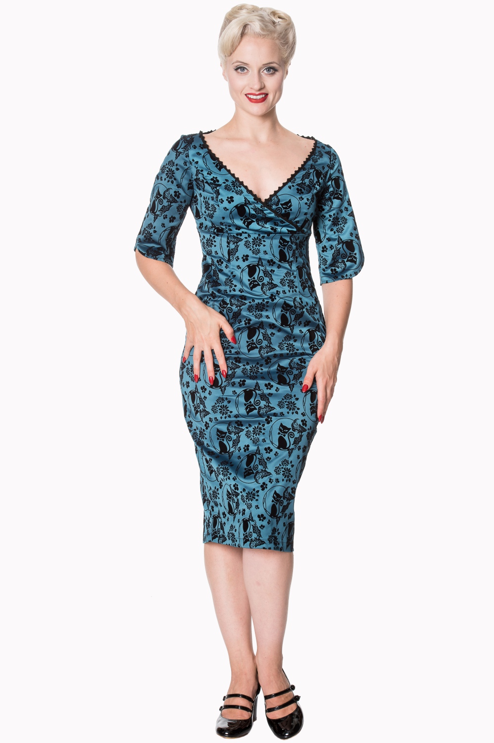 Retro sales cat dress