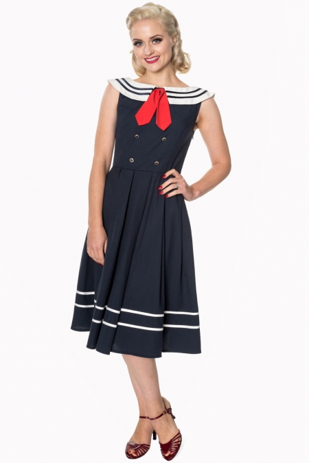 Dancing Days Aquarius 50s Sailor Dress ...