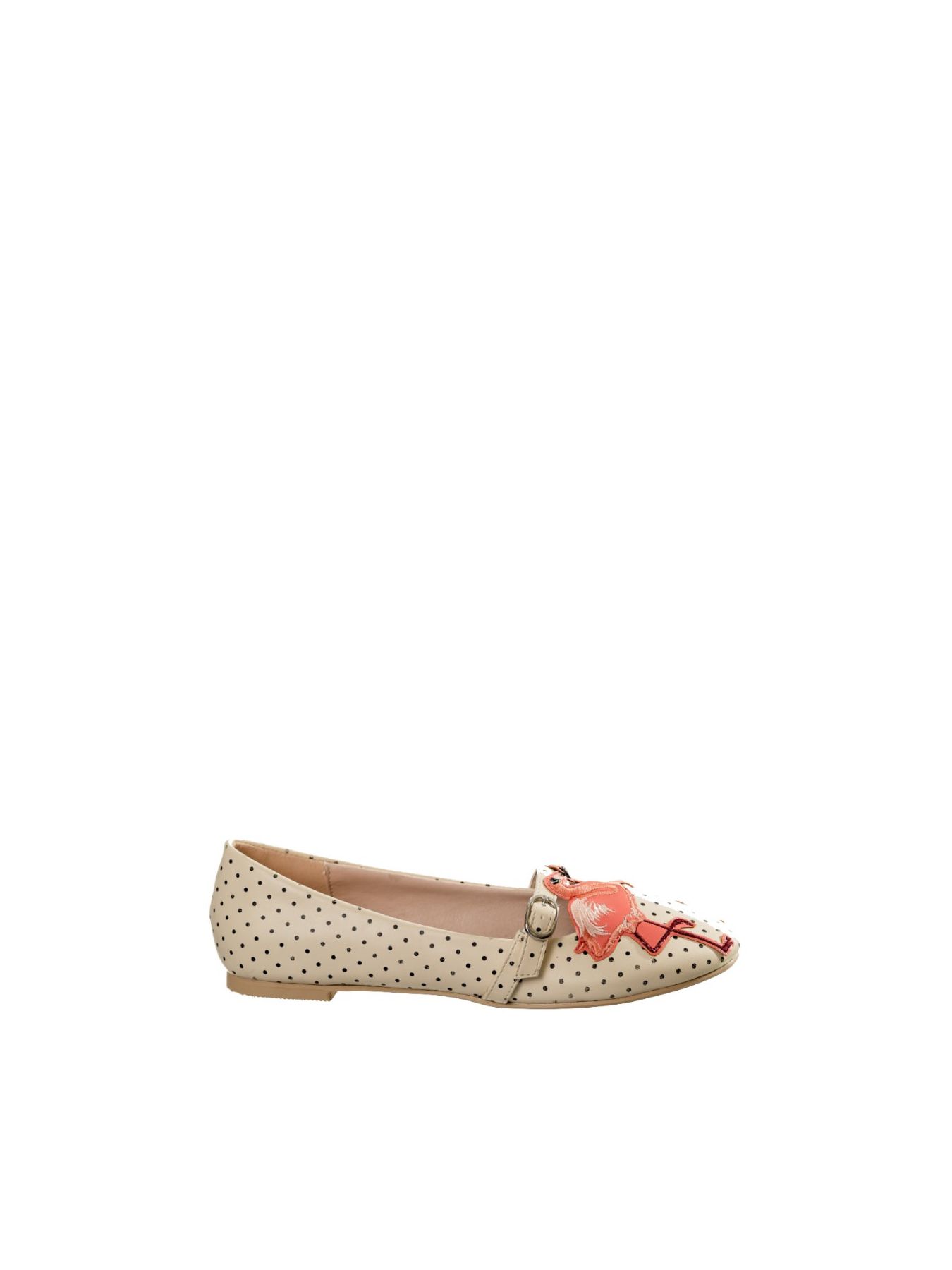 Polka dot flat sales shoes