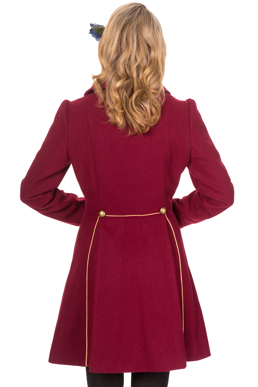 Burgundy discount coat uk