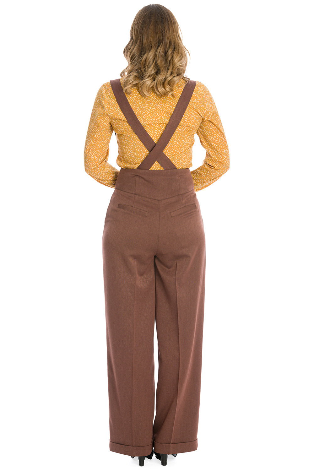 Banned Retro 40s Her Favourite Brown Trousers