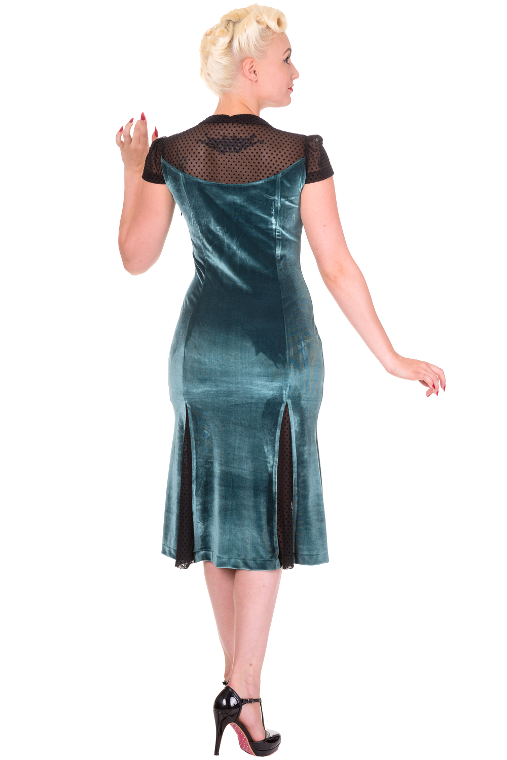 Banned Green Sensation Midi F1940s Dress