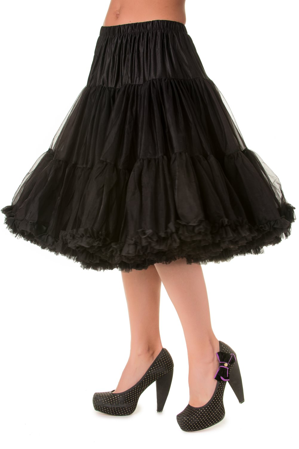 Banned Retro 50s Lizzy Lifeforms Black Petticoat