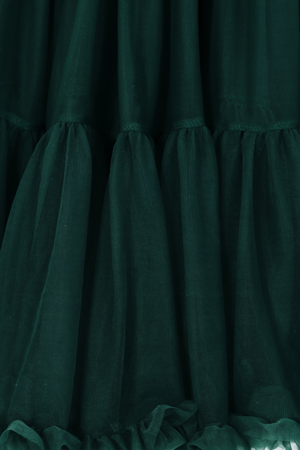 Banned Retro 50s Lizzy Lifeforms Bottle Green Petticoat | 26 Petticoat