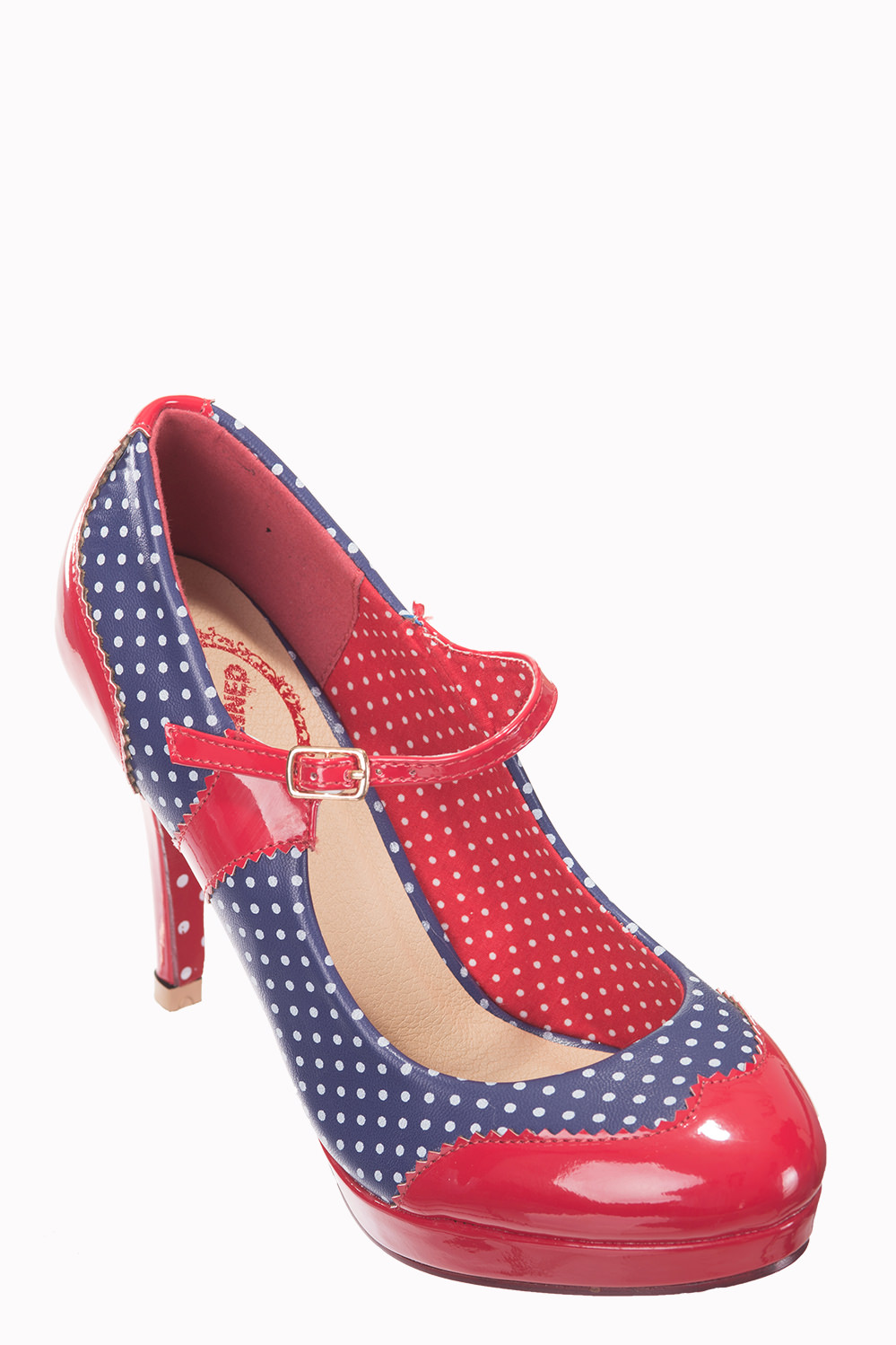 polka dot mary jane shoes