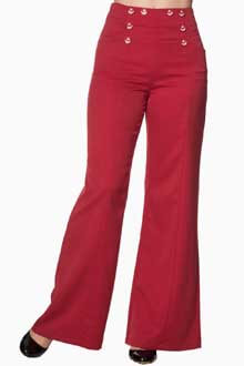 Dancing Days by Banned 40s Stay Awhile Red Trousers