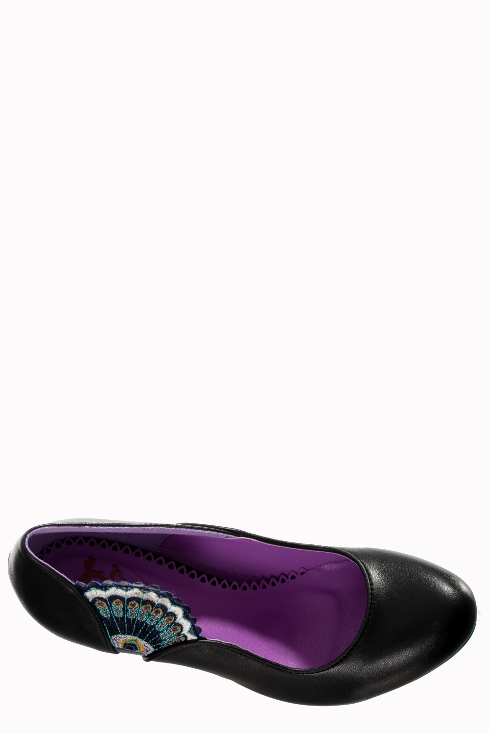 Dancing Days Sway 50s Black Peacock Shoes