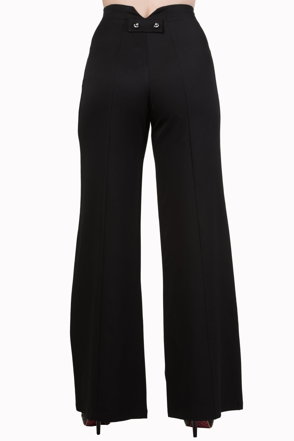 Dancing Days by Banned 40s Stay Awhile Black Trousers | Plus Sizes