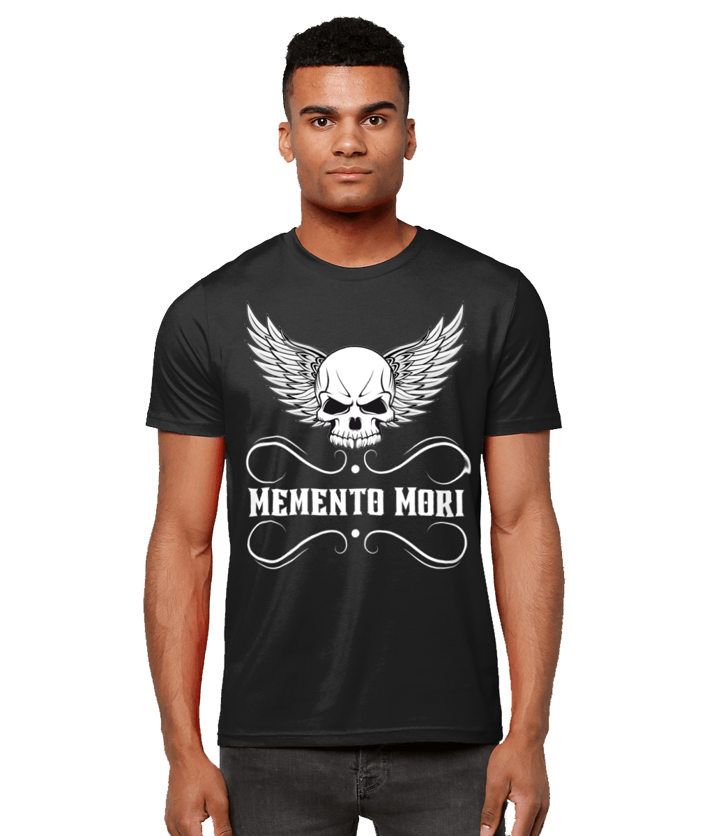 Memento Mori Catholic Black T Shirt