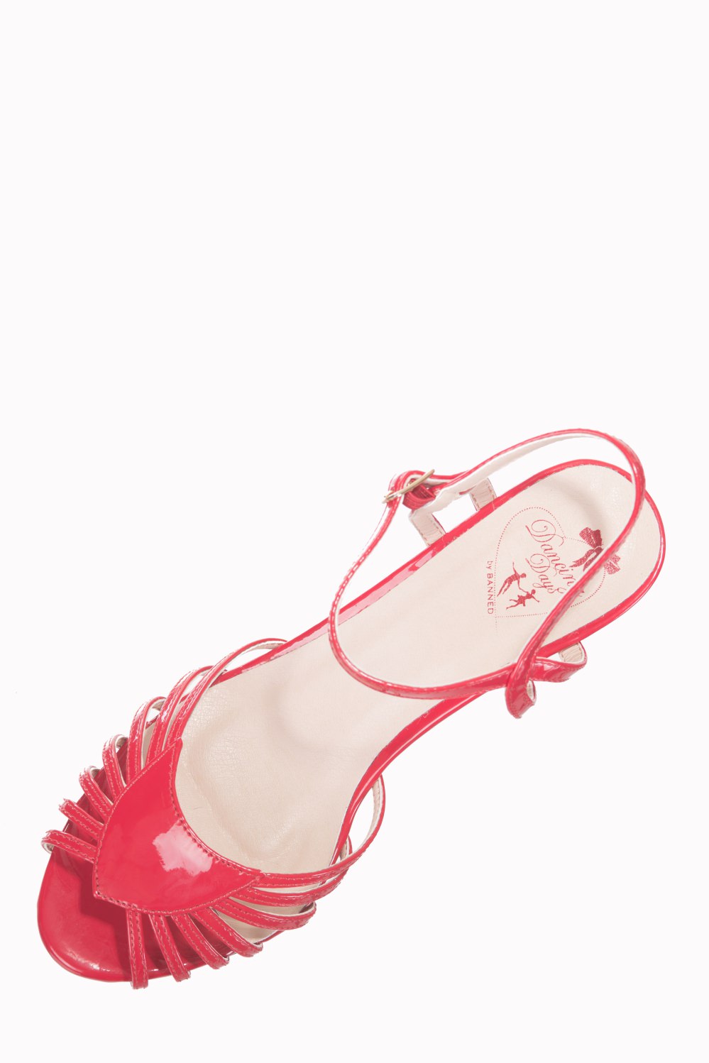 Dancing Days Amelia 1940s Red Sandals | Free UK P&P | View Customer Reviews