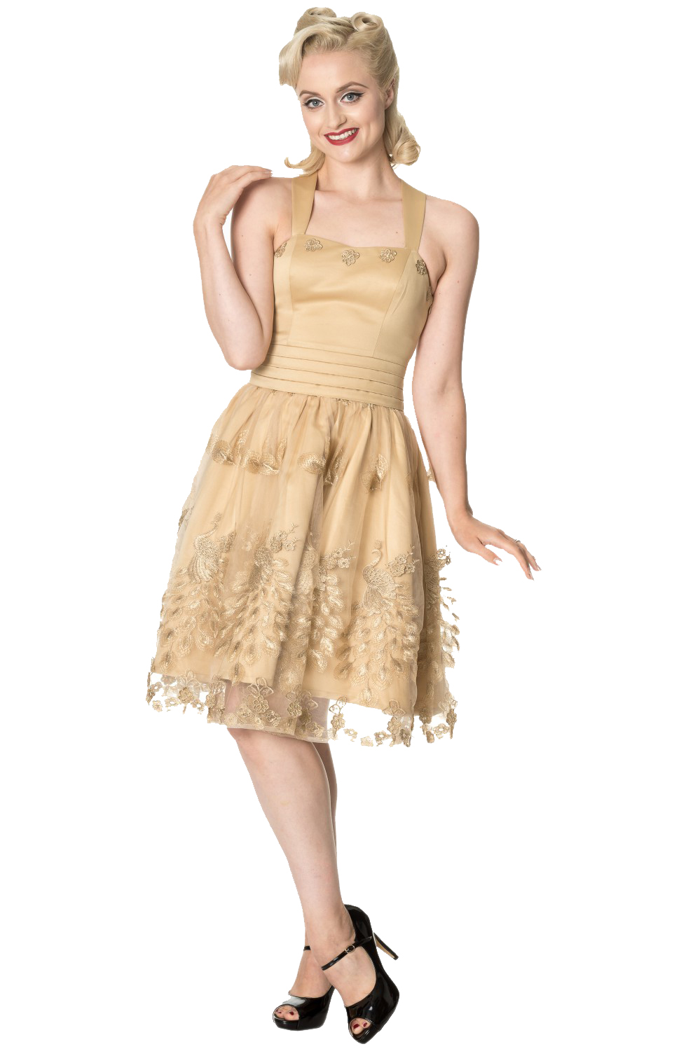 Dancing Days Moonlight Escape Gold Prom Dress