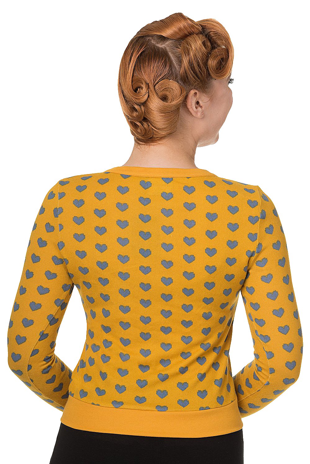 Banned Tan Lovehearts CardiganBanned Tan Lovehearts Cardigan