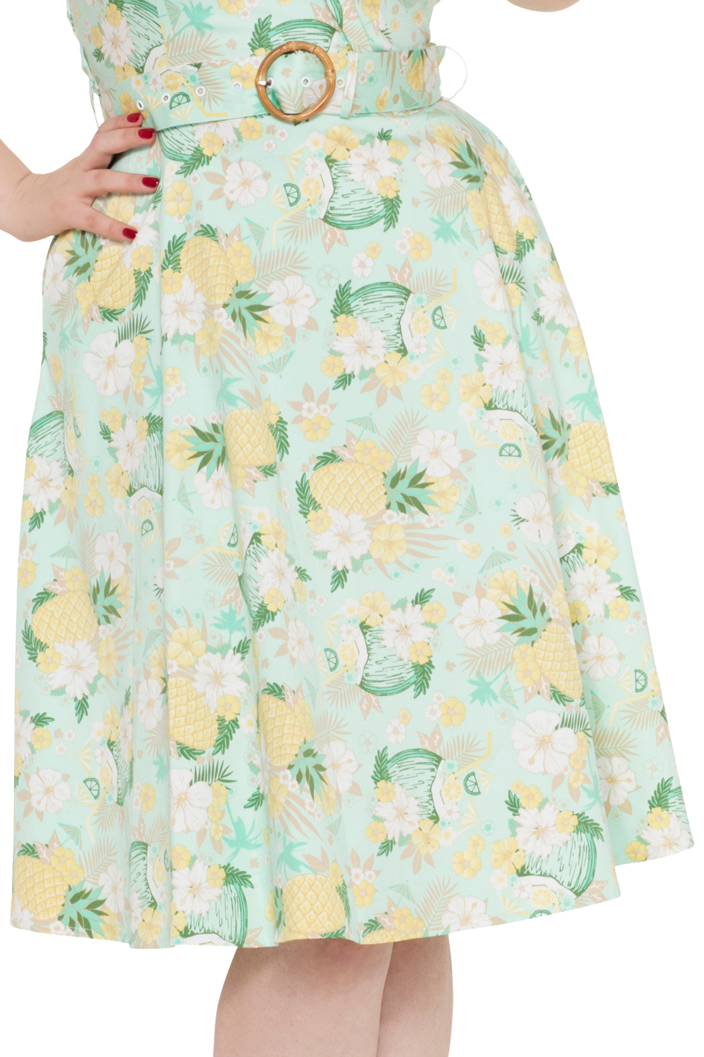 Voodoo Vixen Pineapple Vintage Dress