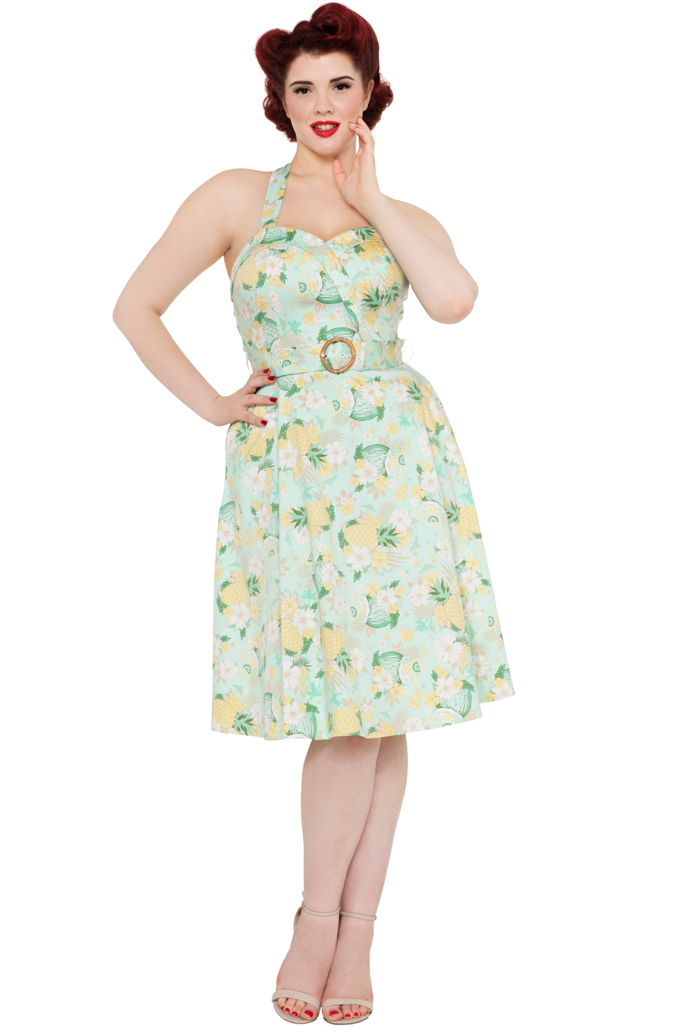 Voodoo Vixen Pineapple Vintage Dress