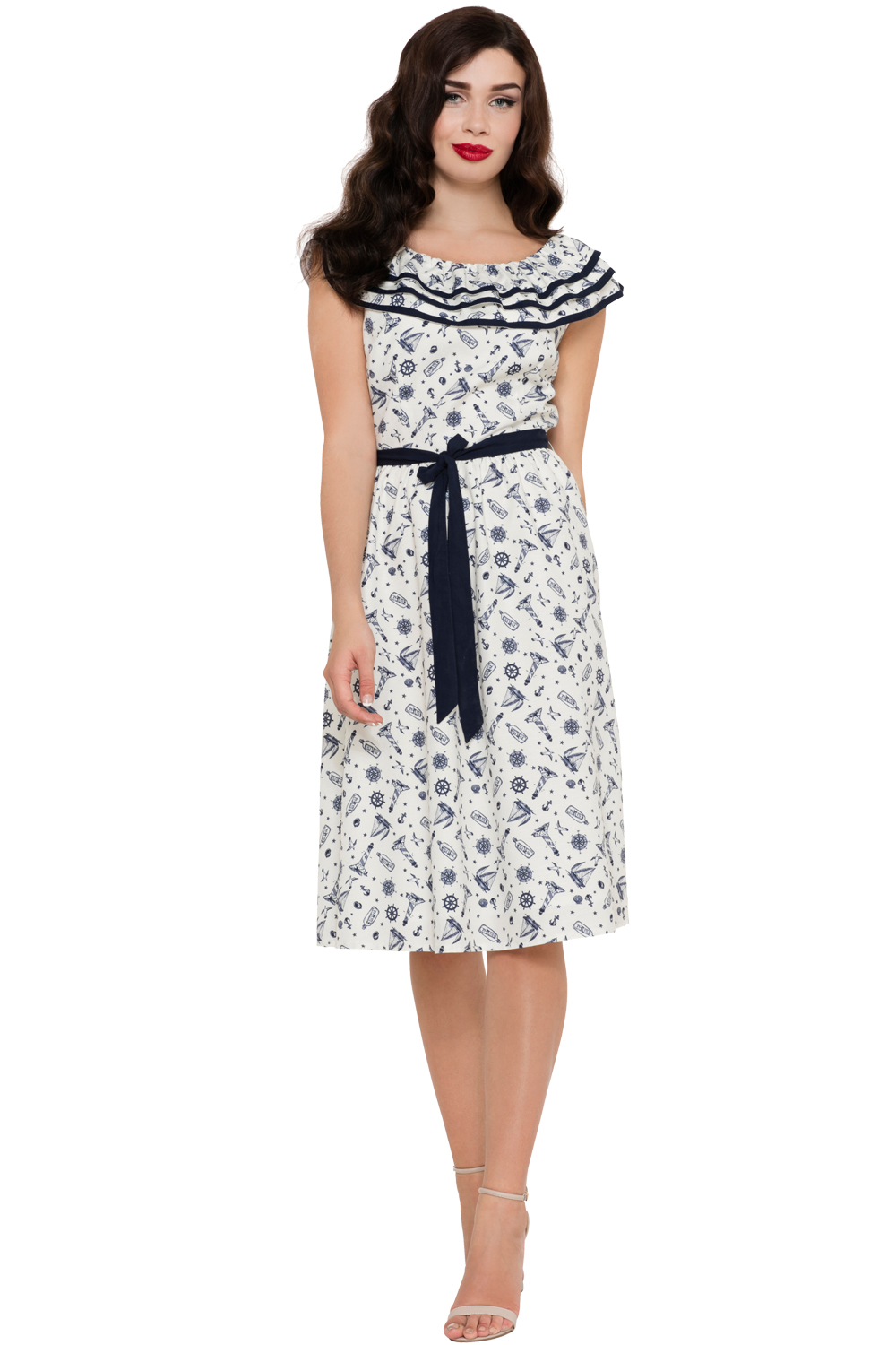 Voodoo Vixen Sailor Frilly Dress