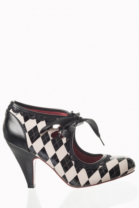 Dancing Days Argyll Monochrome 50s Shoes