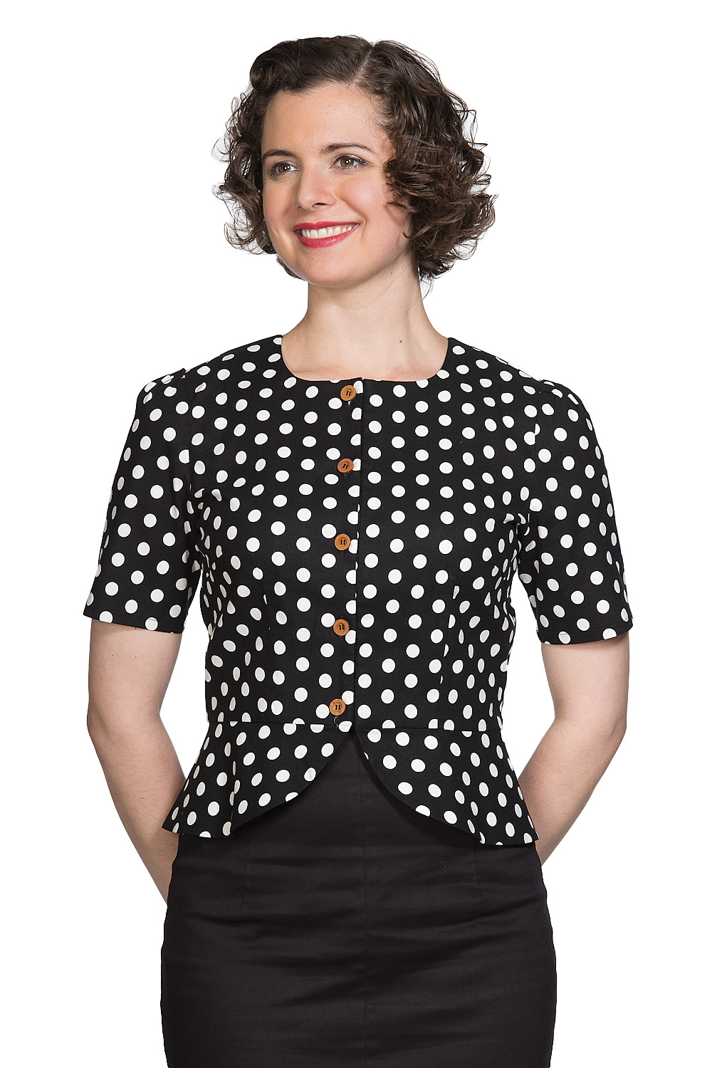 Banned Retro 60s Spotlight Blouse In Black