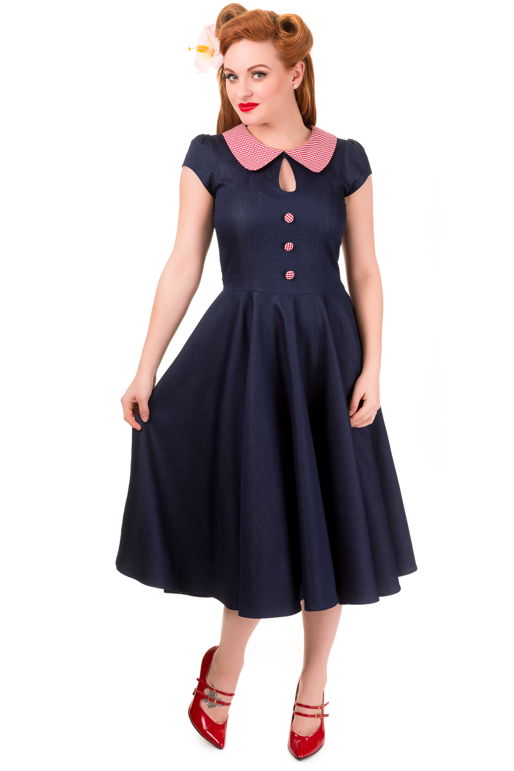 Banned Blueberry Hill Peter Pan Dress