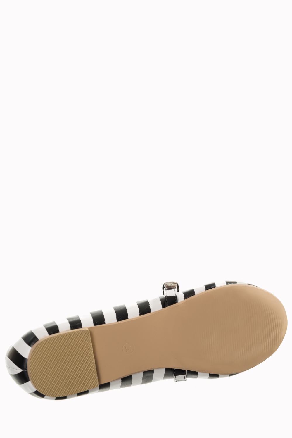 Flamingos In Love Stripe Ballerina Flats