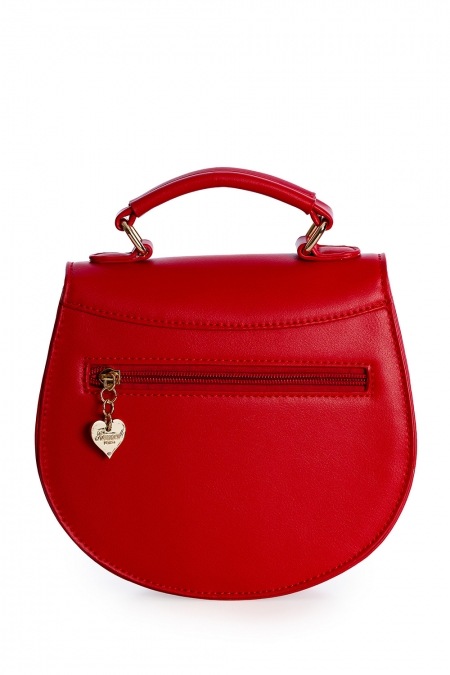 Banned Retro 50s Nautical Kelly Lee Handbag in Red