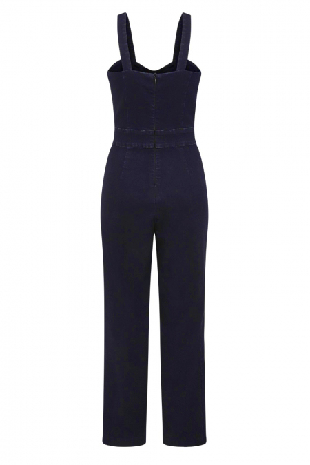 Banned Retro 50s Play Day Denim Jumpsuit