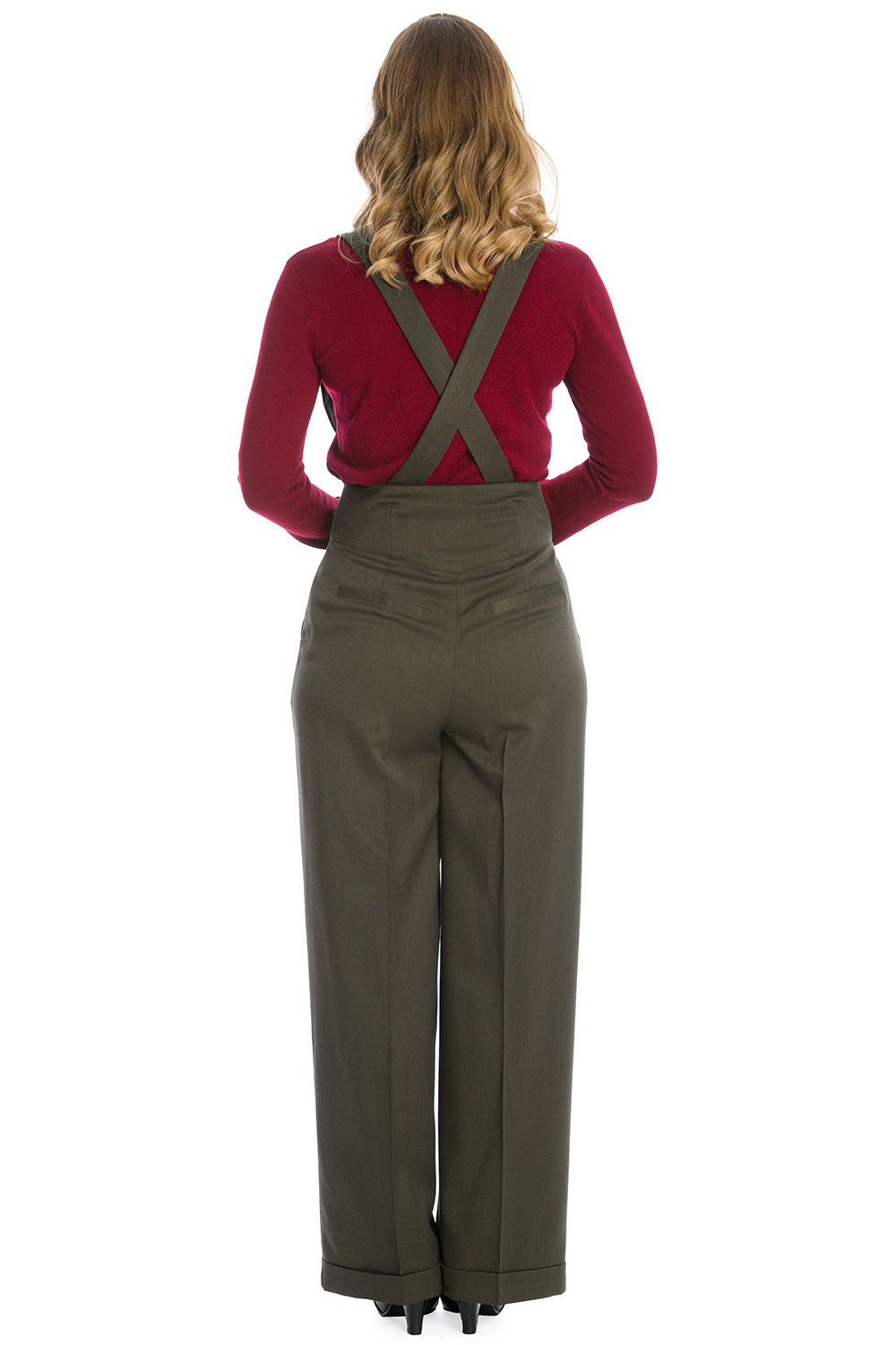 Banned Retro 40s Her Favourite Green Trousers