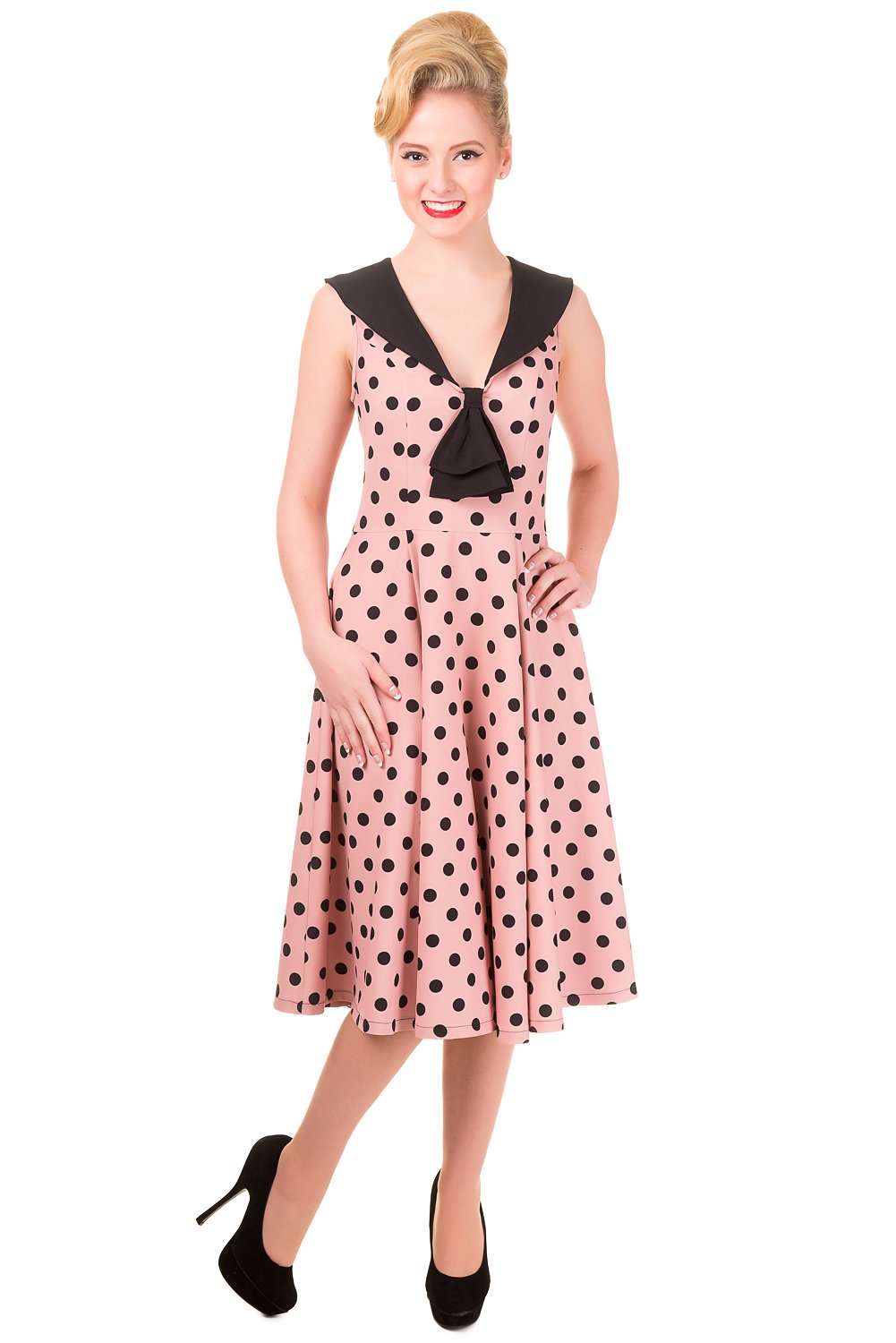 Banned Vintage 1940s Polka Dot Rival Dress