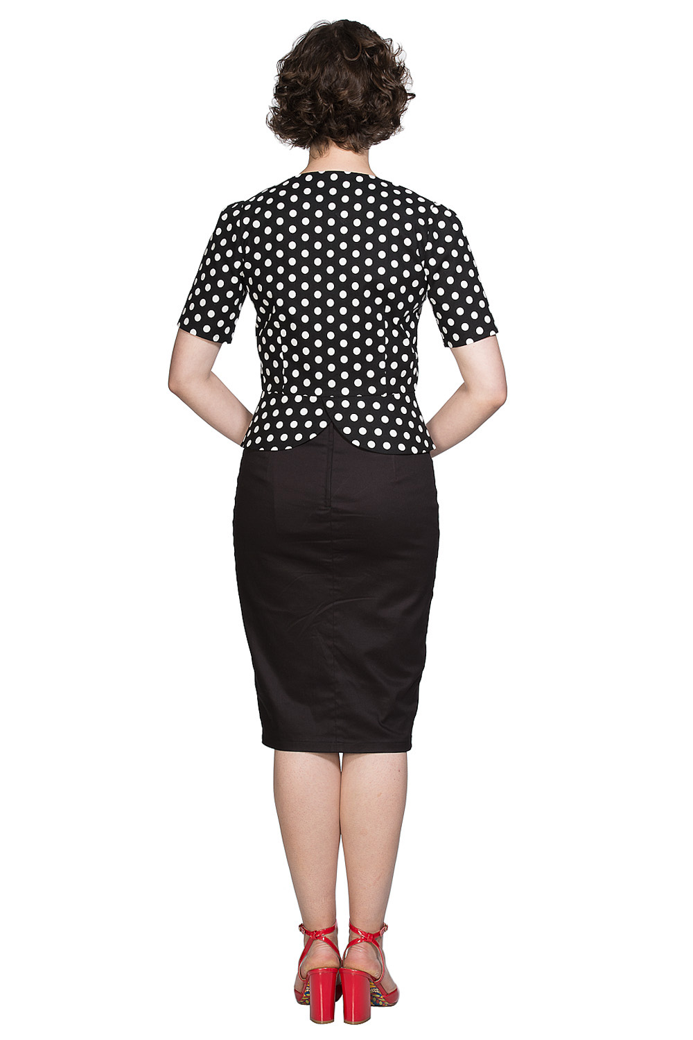 Banned Retro 60s Spotlight Blouse In Black