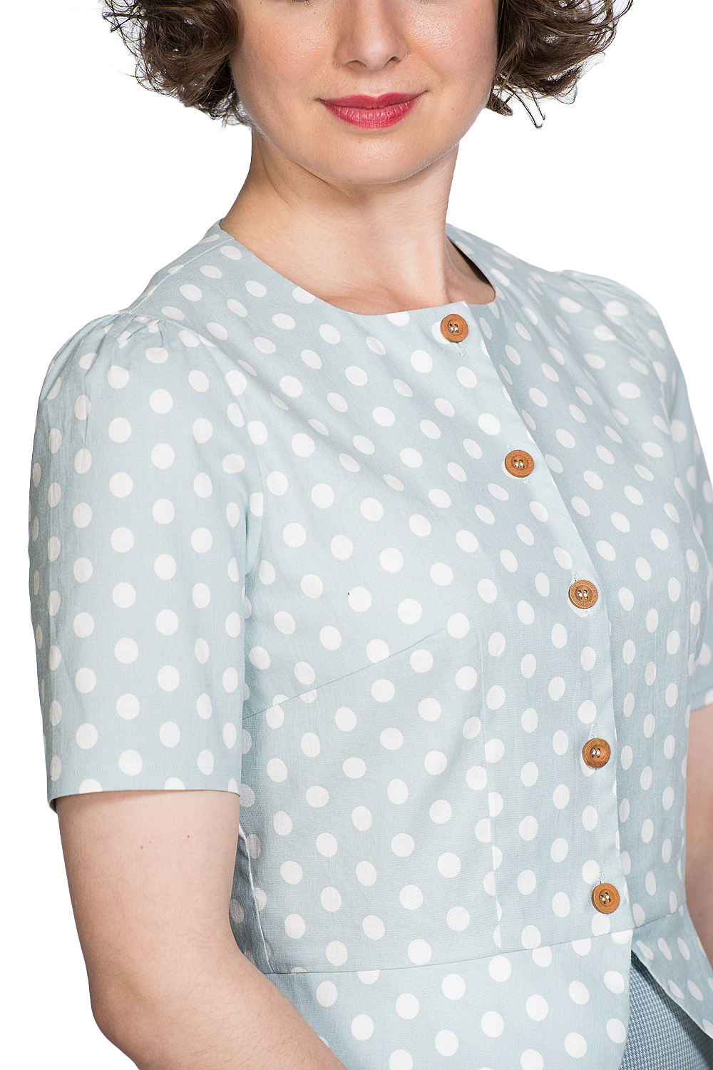 Banned Retro 60s Spotlight Blouse In Mint