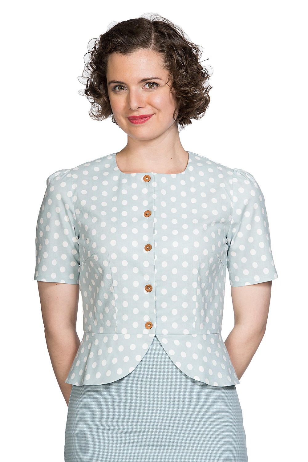 Banned Retro 60s Spotlight Blouse In Mint