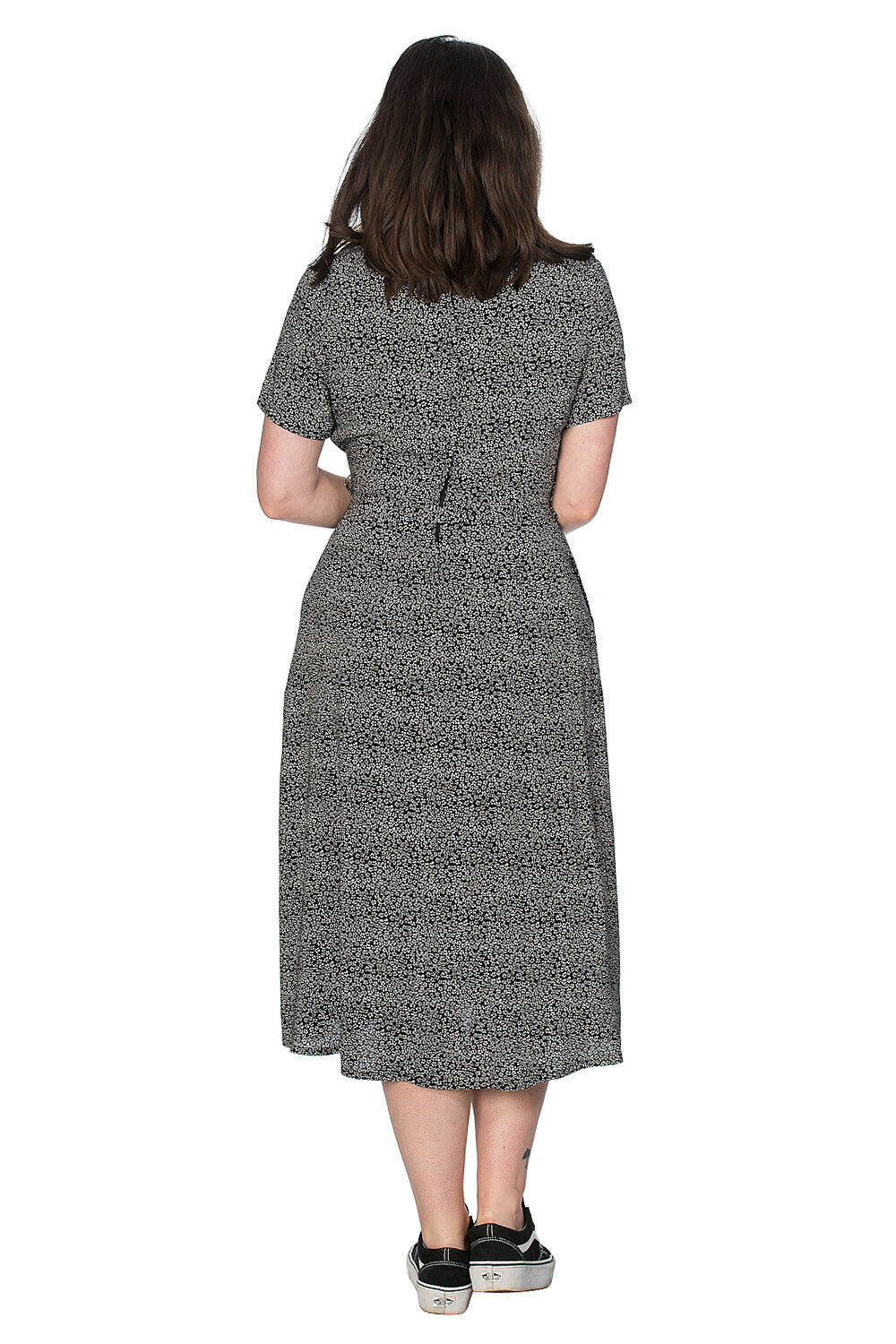 Banned Retro Black Ditzy Dress