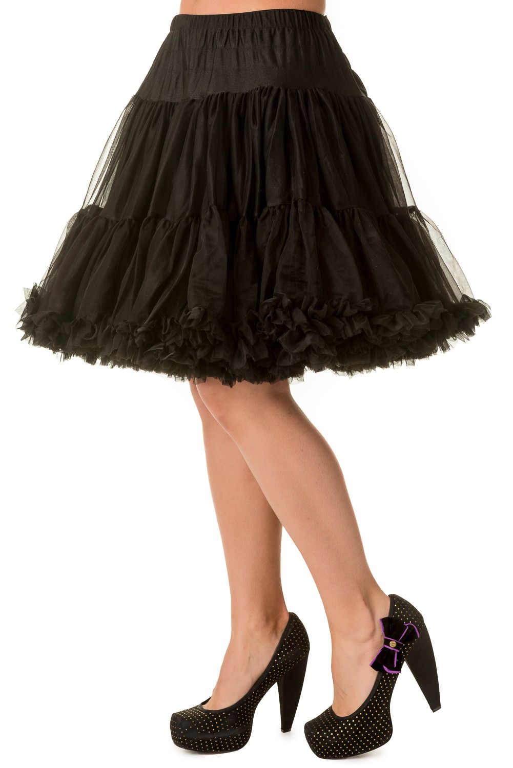 Banned Retro 50s Walkabout Black Petticoat