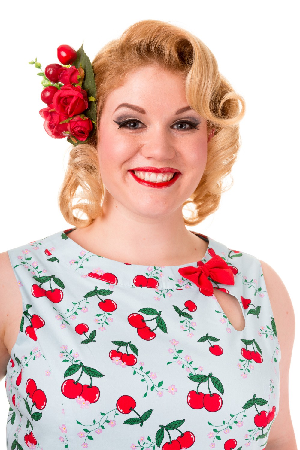 Banned Blindside 1950s Rockabilly Cherry Dress