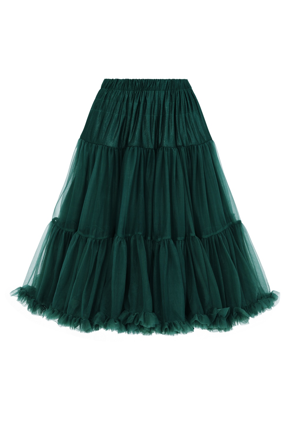 Banned Retro 50s Starlite Bottle Green Petticoat