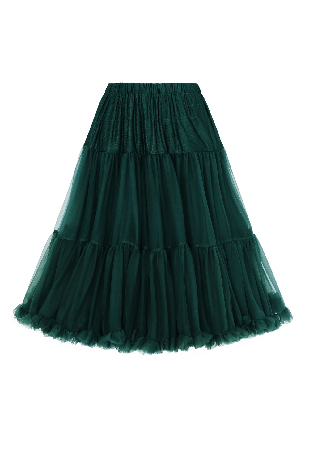 Banned Retro 50s Starlite Bottle Green Petticoat