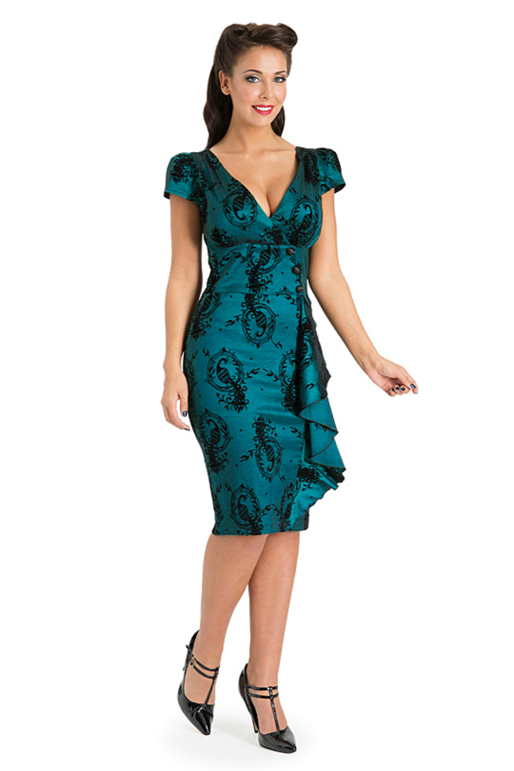 Voodoo Vixen Candy Anne Blue Dress