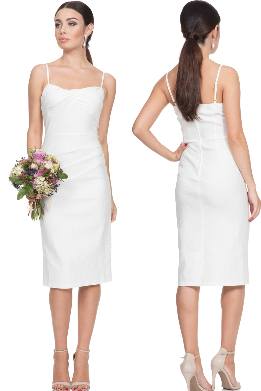 Voodoo Vixen White Davina 50s Wedding Dress