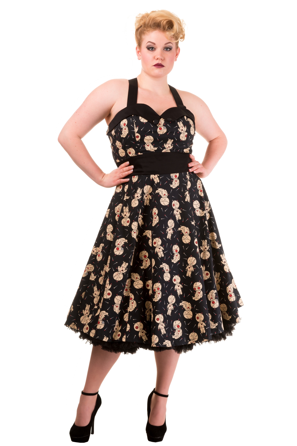 Banned Voodoo Dolls Distractions Plus Size Dress