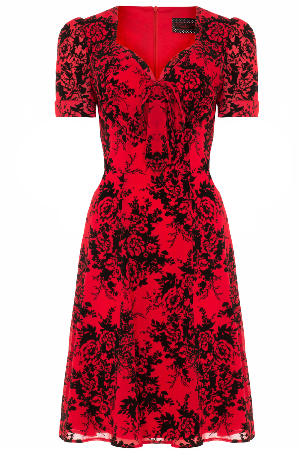 Voodoo Vixen Red Vintage 1950s Dress 2015