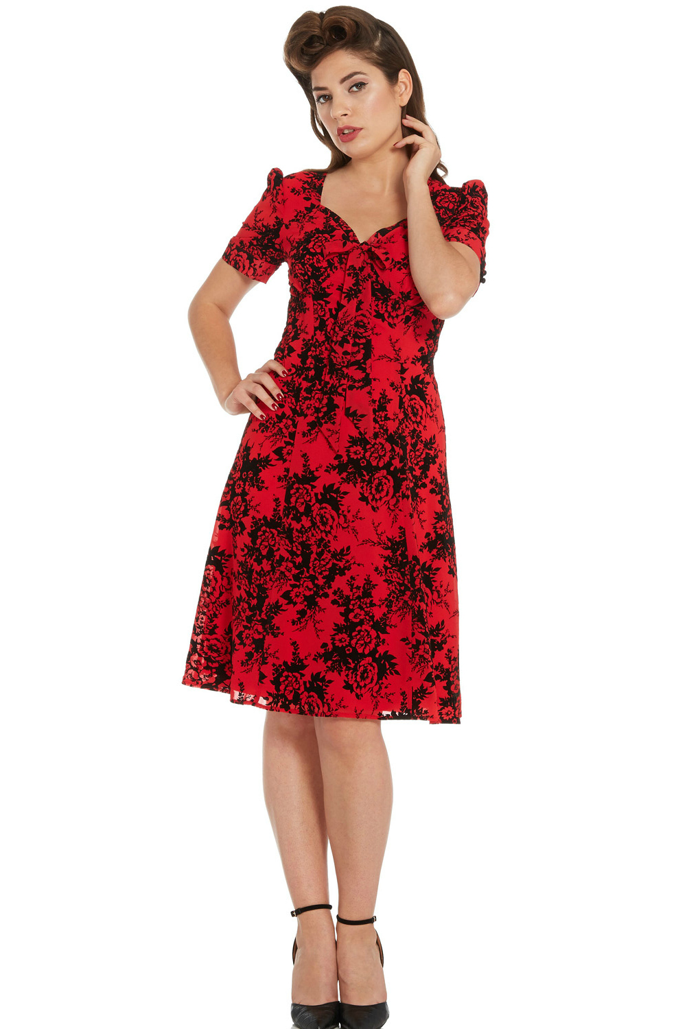 Voodoo Vixen Red Vintage 1950s Dress 2015