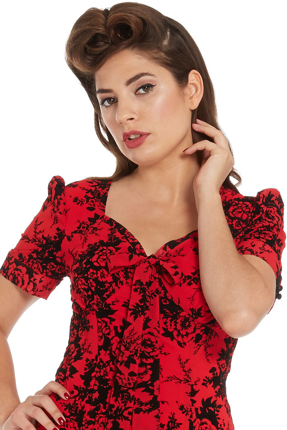 Voodoo Vixen Red Vintage 1950s Dress 2015