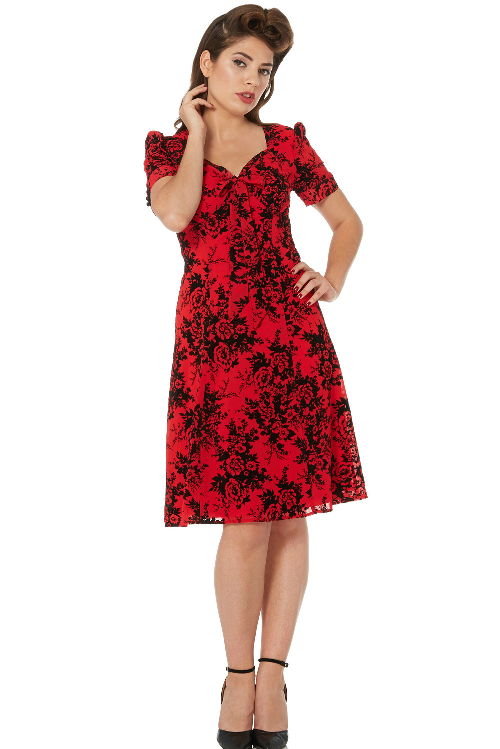 Voodoo Vixen Red Vintage 1950s Dress 2015