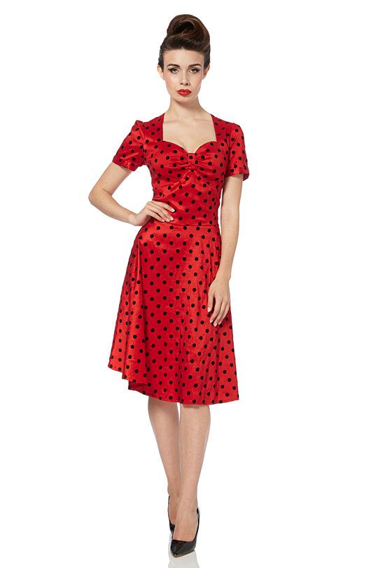 Voodoo Vixen Eliza Polka Dot Dress