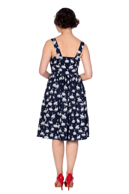 Banned Retro 50s Summer Swan Swing Dress