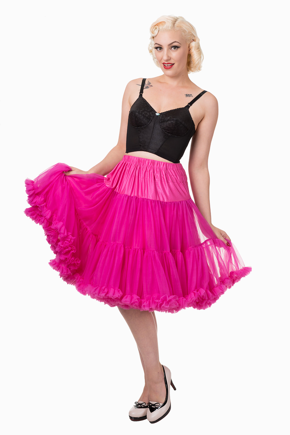 Banned Retro 50s Starlite Hot Pink Petticoat