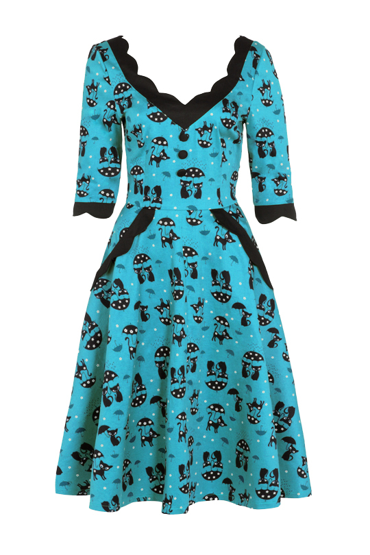 Voodoo Vixen Blue Katnis Dress 2016