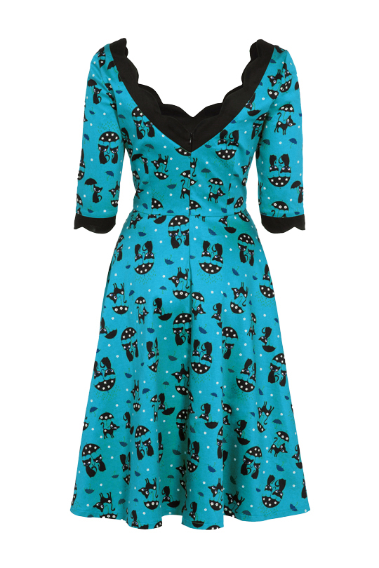 Voodoo Vixen Blue Katnis Dress