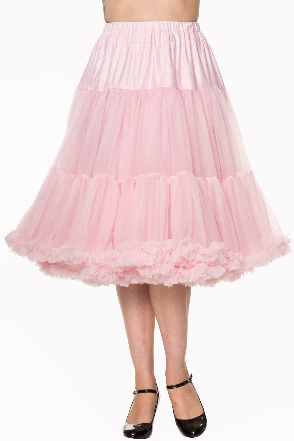 Banned Retro 50s Lizzy Lifeforms Light Pink Petticoat