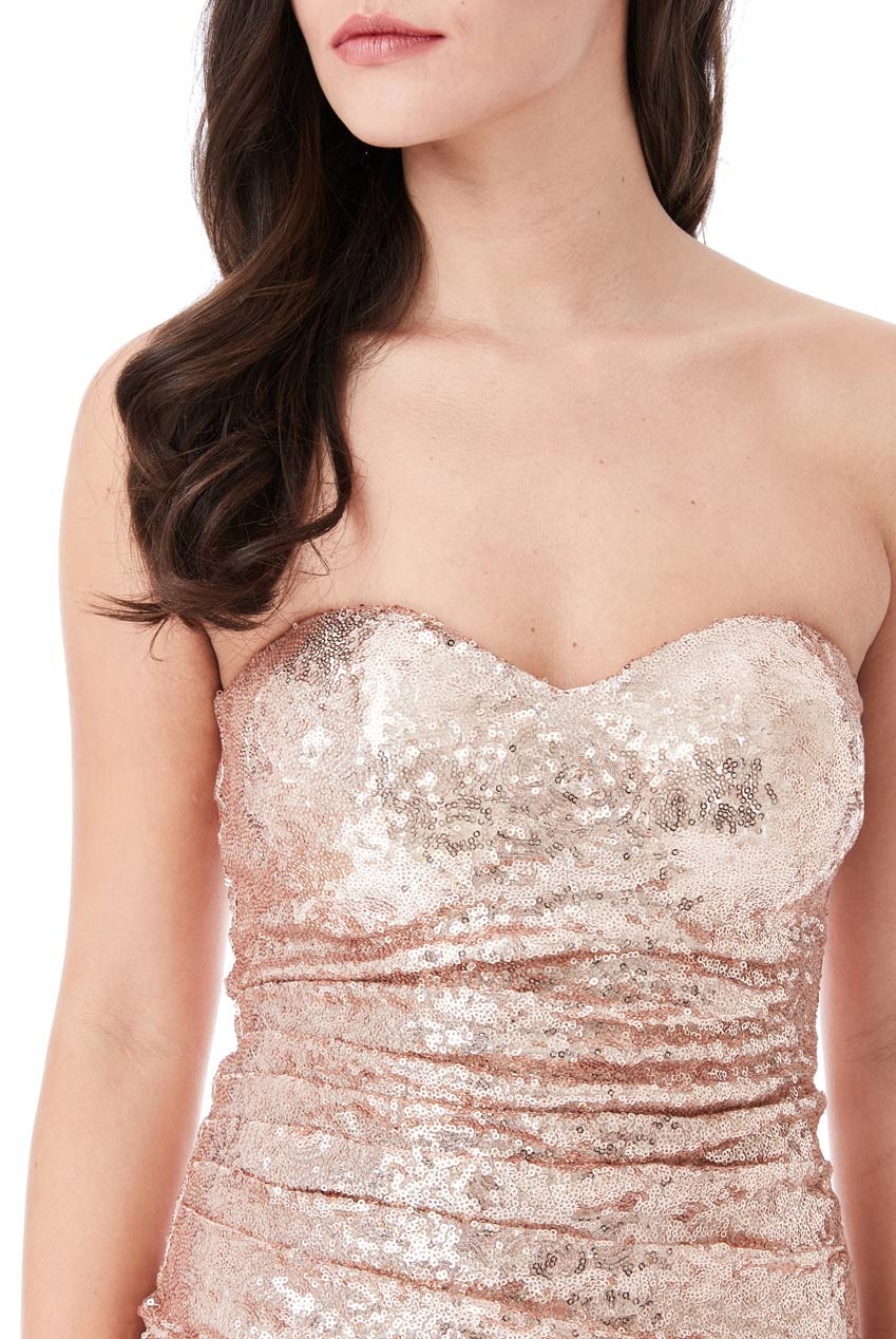 30s Marilyn Magic And Sparkle Maxi Prom Dress