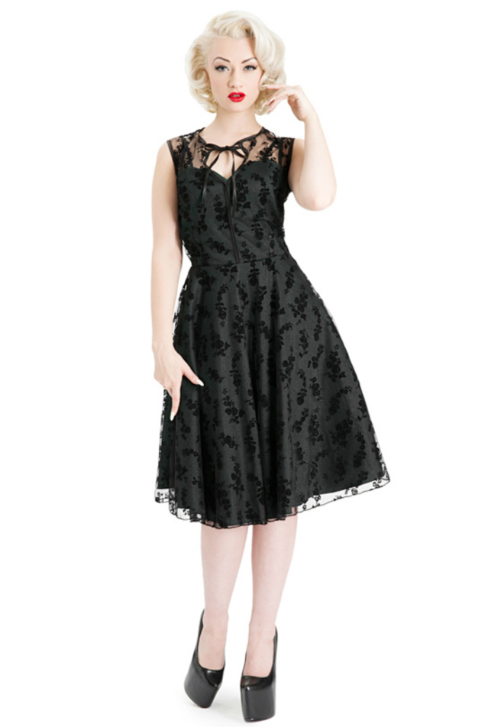 Voodoo Vixen Black Penny Dress